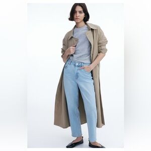 H&M High Rise Slim Straight Ankle Jeans Size 6